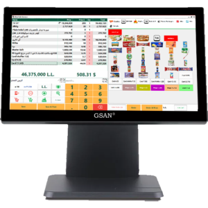 Touch POS Machine i5 10th, 16GB, 128GB SSD, 15.6" Wide 1366*768, GS-A6, GSAN