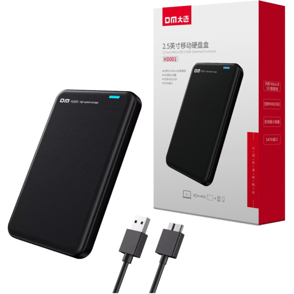 3.0 HDD External Enclosure, 2.5 Inch Micro