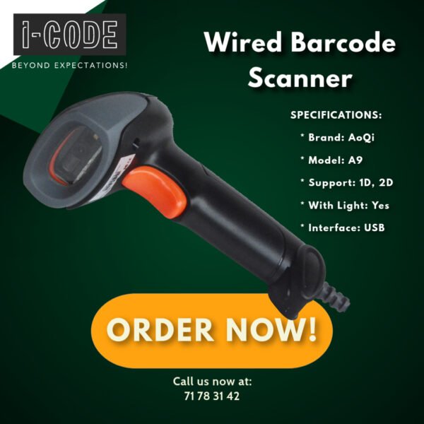 Wired Barcode Scanner