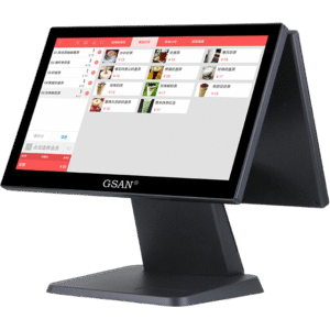 Touch POS Machine i5 4th, 8GB, 128GB SSD, Double Screen 15.6" Wide 1366*768, Wifi, GS-T3, GSAN